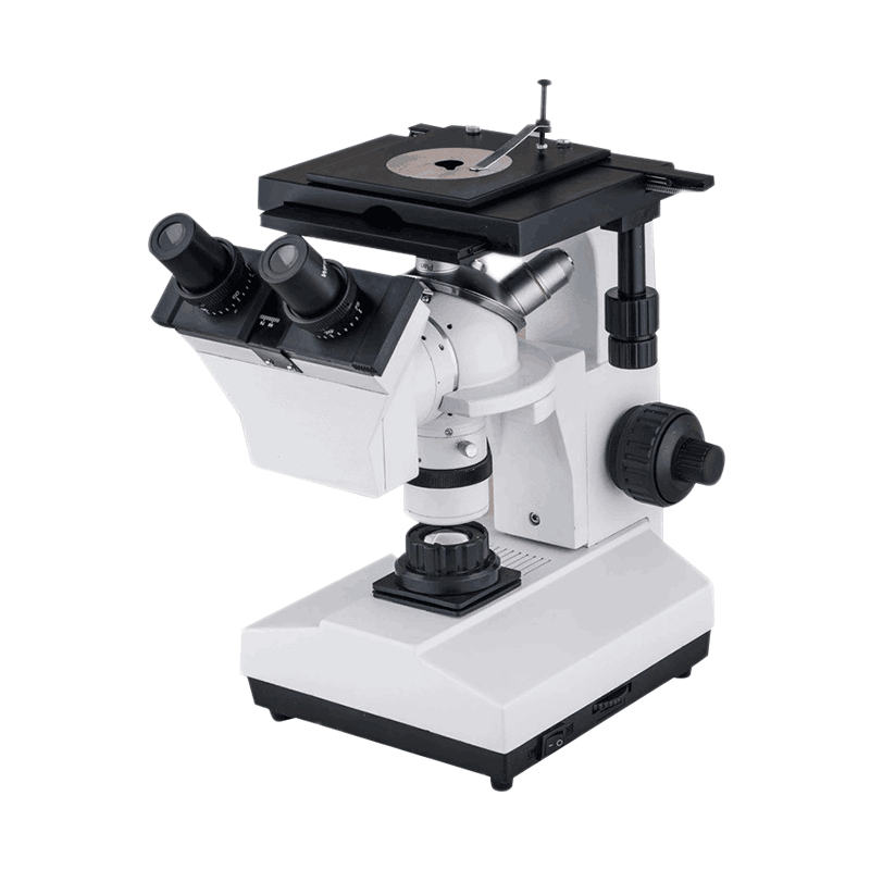 4XB 45° Microscopio metalúrgico inclinado con cabeza binocular deslizante