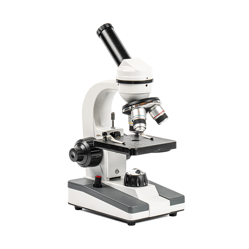 XSP-116L Microscopio trinocular acromático con ocular de campo amplio para biología