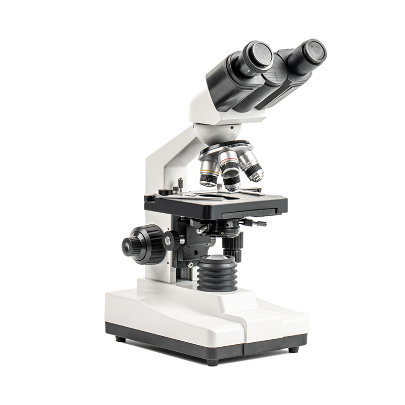 Xsp-100E Microscopio binocular de laboratorio multiusos con dos cabezales