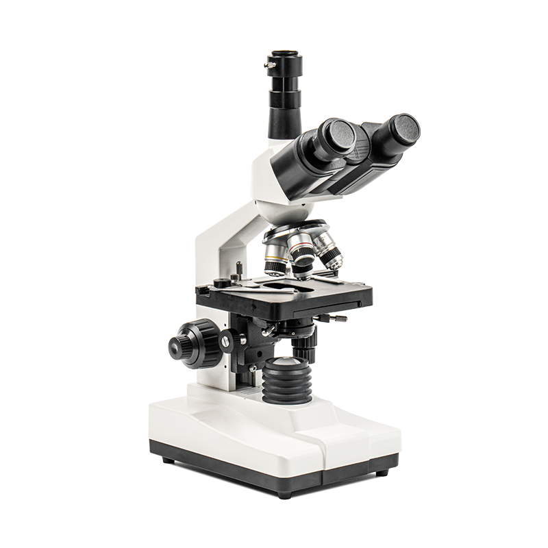 XSP-100SM Microscopio biológico multiusos con cabezal trinocular sin compensación