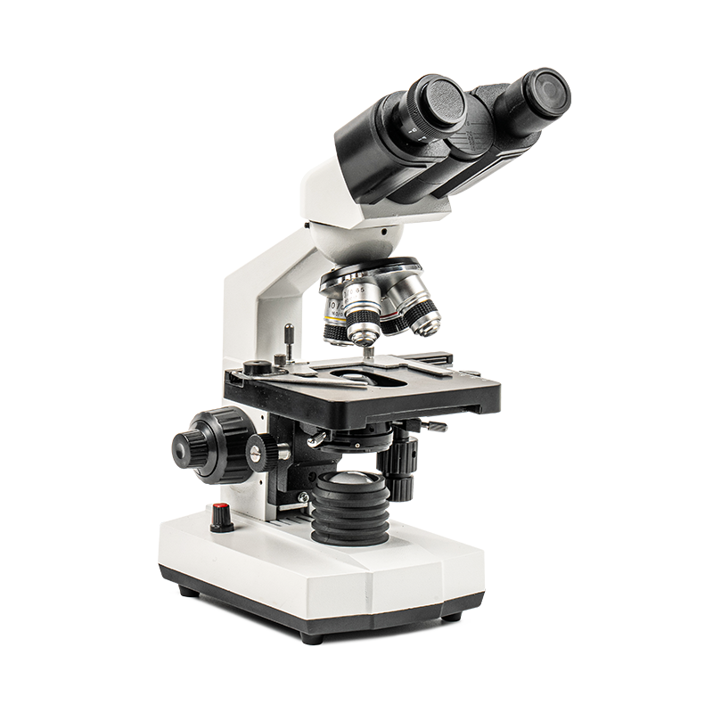 XSP-104B Microscopio biológico binocular con lente objetivo 4 para laboratorio estudiantil