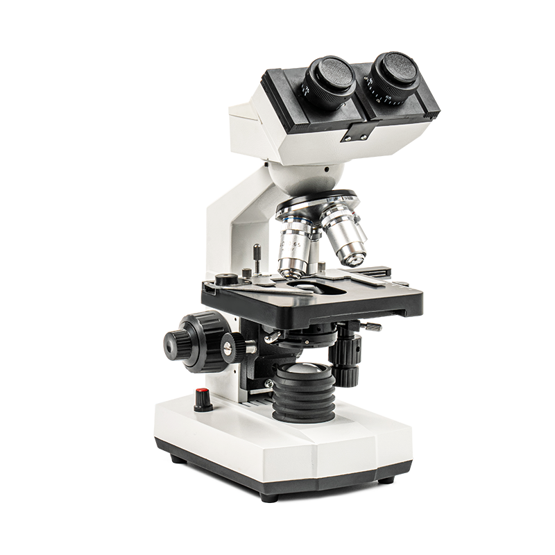 XSP-104E Microscopio de cabeza binocular deslizante inclinado a 45°