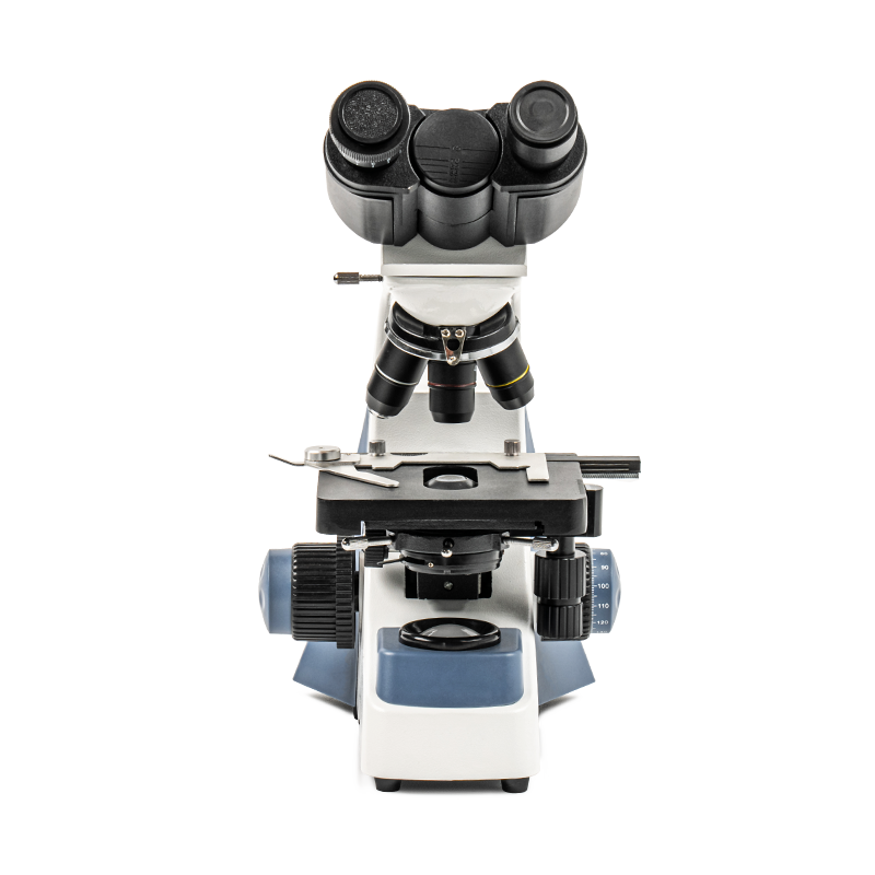 XSP-500E Microscopio binocular con platina mecánica de doble capa