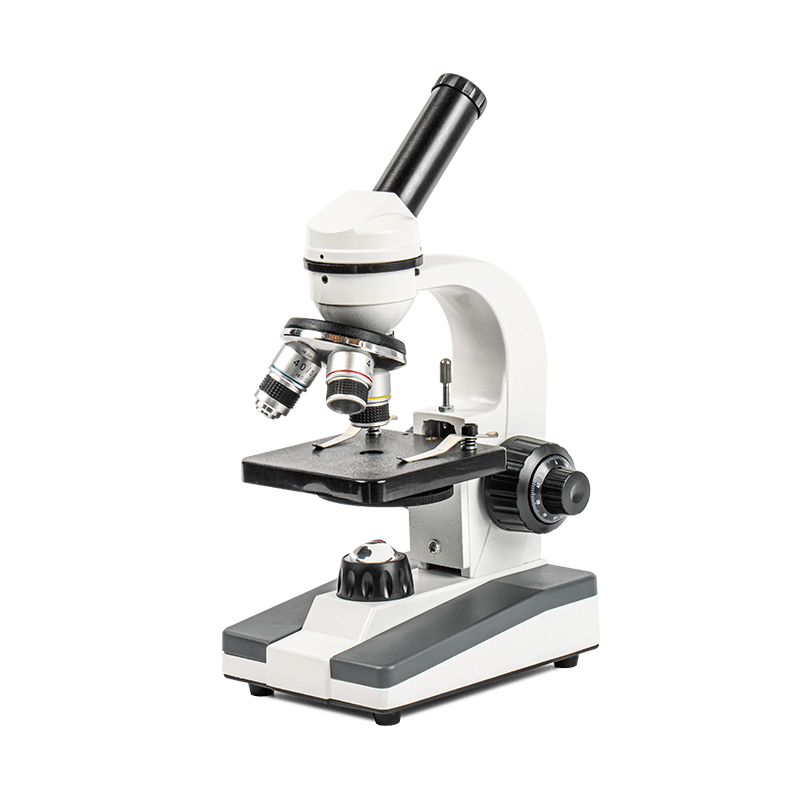 XSP-116L Microscopio trinocular acromático con ocular de campo amplio para biología