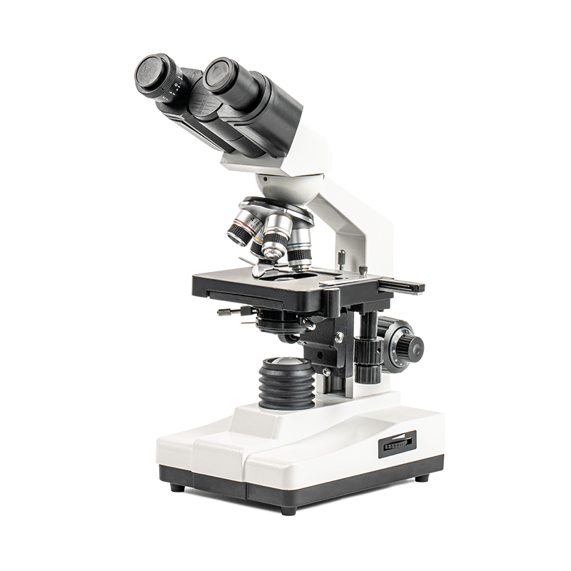 Xsp-100E Microscopio binocular de laboratorio multiusos con dos cabezales