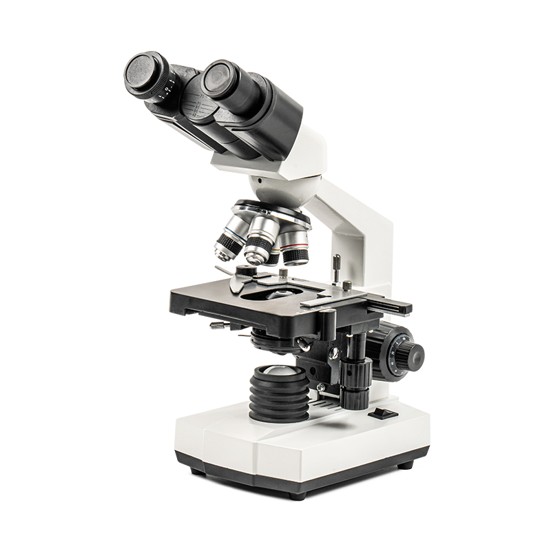 XSP-104B Microscopio biológico binocular con lente objetivo 4 para laboratorio estudiantil